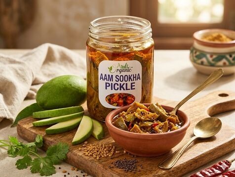 Aadi Organic Aam Sookha Pickle 400 gm