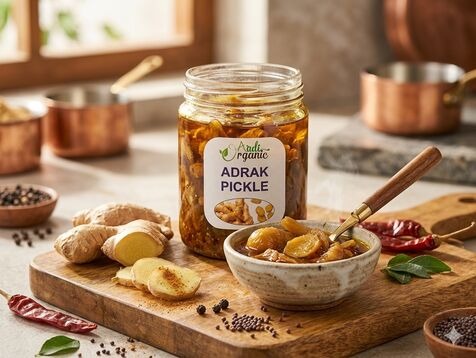 Aadi Organic Adrak Pickle 400 gm