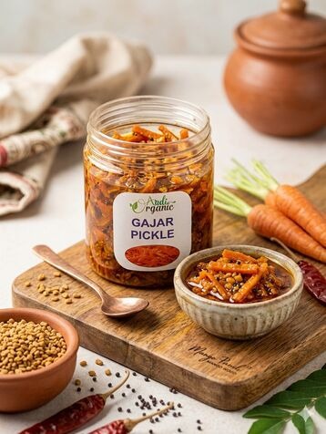 Aadi Organic Gajar pickle 400gm