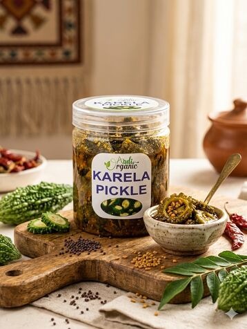Aadi Organic karela pickle 400gm