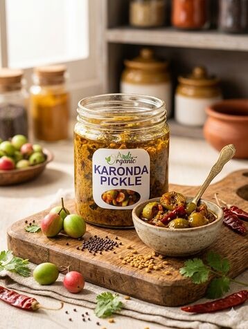 Aadi Organic Karonda Pickle 400gm