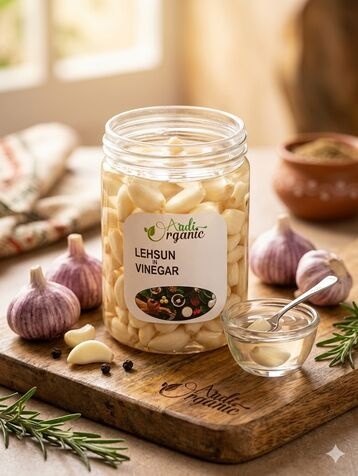 Aadi Organic Lehsun in vinegar 400 gm