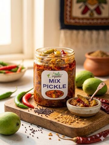Aadi Organic Mix pickle 400gm
