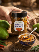 Aadi Organic papita pickle 400gm