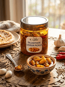 Aadi Organic Rajasthani lehsun pickle 400gm