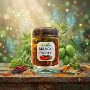 Aadi Organic Aam Achar (Mango Pickle) 400 g